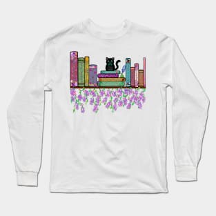 Fanfiction Tropes Bookshelf Long Sleeve T-Shirt